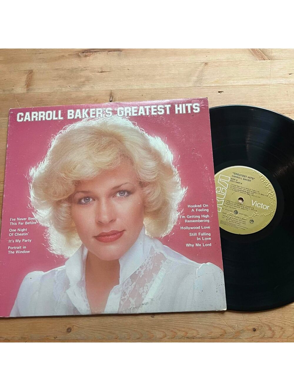 Carroll Baker - Carroll Baker's Greatest Hits 33rpm VG+ VR22